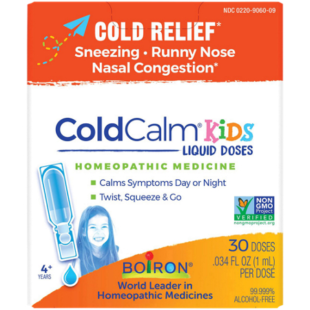 ColdCalm Kids Homeopathic Medicine box front