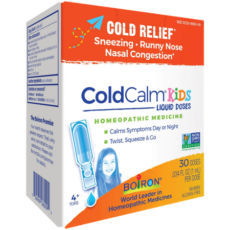ColdCalm Kids Homeopathic Medicine for Cold Relief box view 6