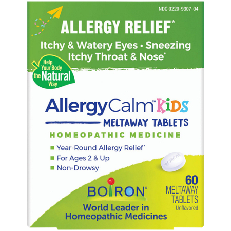 AllergyCalm Kids Meltaway Tablets box front
