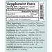 Supplement Facts label for Tru Niagen Increases NAD 300 MG Vegetarian Capsules
