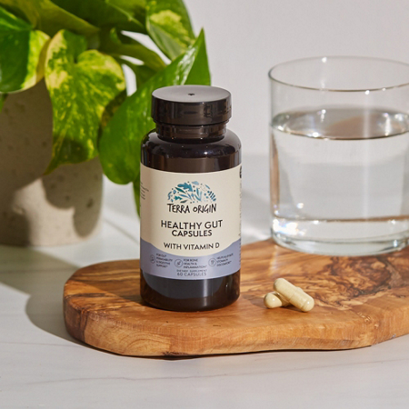 Terra Origin Healthy Gut Capsules with Vitamin D view 5