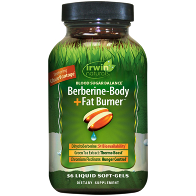 Berberine-Body + Fat Burner (56 Liquid Soft-Gels)
