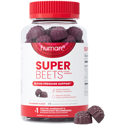 SuperBeets Heart Gummies - Strawberry