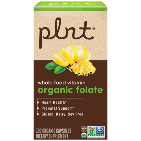 plnt Organic Folate Whole Food Prenatal Support box view 6