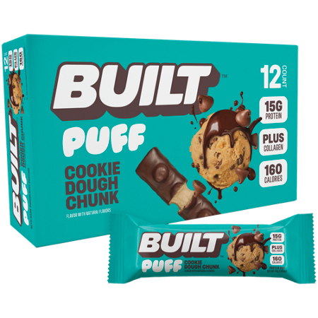 Built Brands Built Puff Protein Bar box front