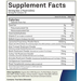 Supplement Facts label for Medterra Mending Mushrooms Liquid Pouch Chocolate