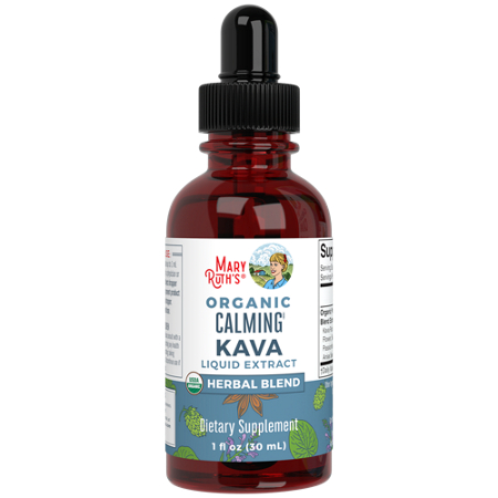 MaryRuths Organic Calming Kava Liquid Extract bottle view 2