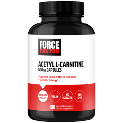Acetyl L-Carnitine - Supports Brain & Nerve Function - 500 MG (100 Capsules)