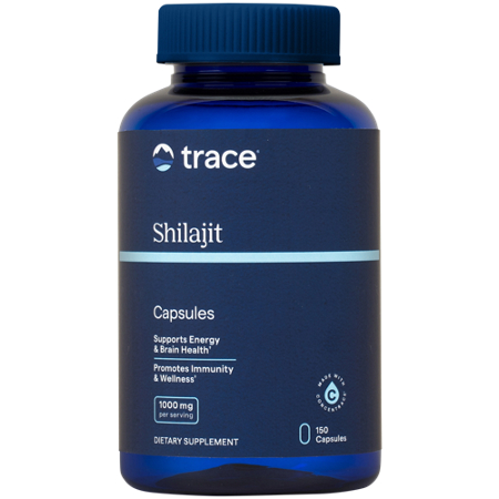 Trace Minerals Research Shilajit capsules 1000 MG bottle front