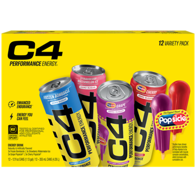 C4 Sparkling On The Go - Popsicle Variety Pack