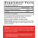Supplement Facts for Force Factor Magnesium plus Theanine