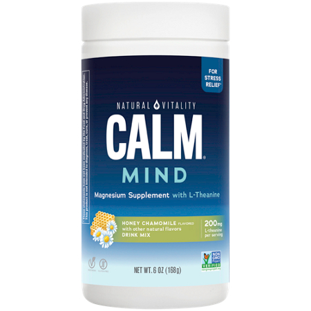 Natural Vitality Calm Mind Magnesium Powder bottle front