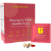 Universal Women's Total Health Pack box front with supplement pack and pills.