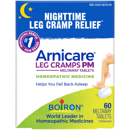 Boiron Arnicare Leg Cramps PM tablets box front