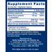 Supplement Facts label for Life Extension Homocysteine Resist Capsules