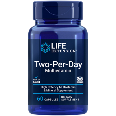 Life Extension Two-Per-Day Multivitamin bottle front