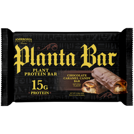 Ambrosia Collective Planta Protein Bar Chocolate Caramel Candy bar view 4