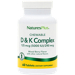 Natures Plus Chewable D K Complex tablets front