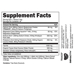 Supplement Facts label for Hydrate Electrolyte Arctic Freeze