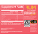 Supplement Facts label for RAW Essential Pre-Workout Citrus Grapefruit