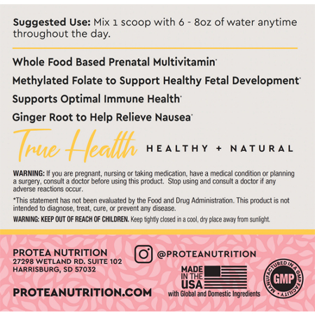 Nourish+ Wholefood Prenatal Multivitamin Powder Strawberry Pineapple view 4