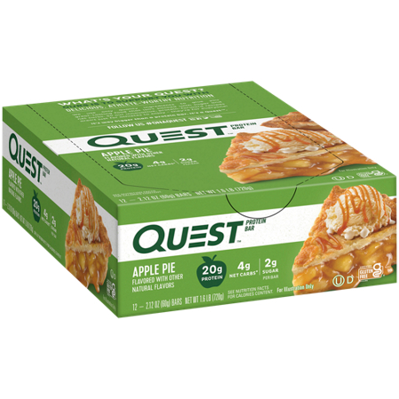 Quest Nutrition Apple Pie Protein Bar box view 5