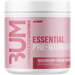 RAW Essential Pre-Workout Raspberry Creamthickle powder front