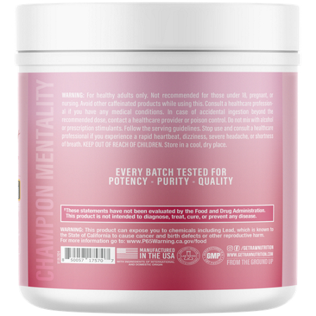 Essential Pre-Workout Raspberry Creamthickle container view 4
