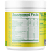 Supplement Facts label for RAW Thavage Pre-Workout Powder Lemon Lime