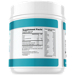 Supplement Facts label for Gorilla Mind Collagen Peptides Powder Blue Raspberry
