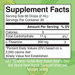 Supplement Facts label for L-Theanine Liquid Drops