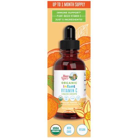 MaryRuth's Organic Infant Vitamin C Liquid Drops Orange Vanilla view 2