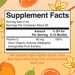 Supplement Facts label for MARYRUTH'S Organic Infant Vitamin C Liquid Drops