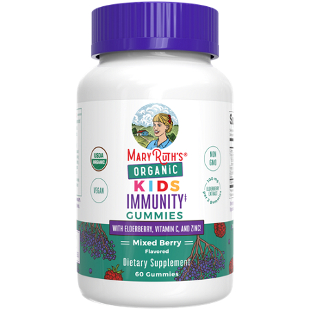 MaryRuth's Kids Organic Immunity Gummies bottle front