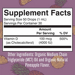 Supplement Facts label for MaryRuths Megadose Organic Vitamin D3 Liquid Drops