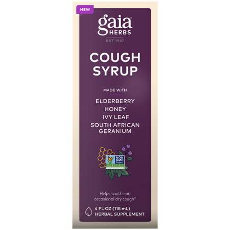 Gaia Herbs Cough Syrup box front