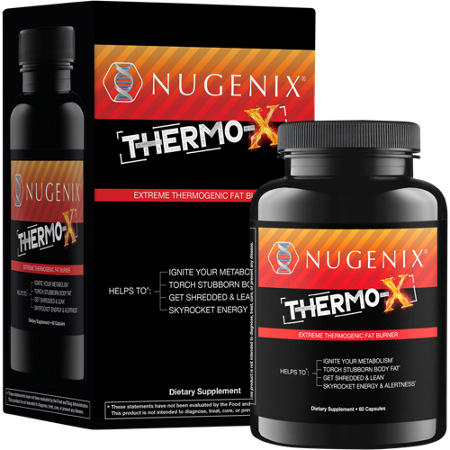 Nugenix Thermo-X Extreme Thermogenic Fat Burner bottle front