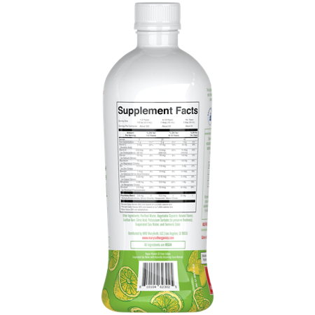 MaryRuth's Liquid Nighttime Multimineral bottle back