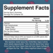 Zinc Gummies Supplement Label - MaryRuth's Raspberry