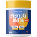 Ocean Blue Everyday Omega Minis fish oil softgels bottle front