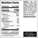 Supplement Facts label for Quest Nutrition Quest Coated Candies Peanut Butter