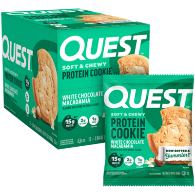 Quest Cookie - White Chocolate Macadamia
