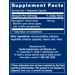 Supplement Facts label for Life Extension Pycnogenol Pine Bark Extract 100 MG