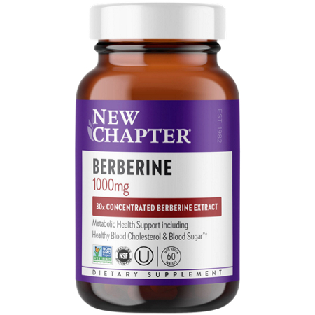 New Chapter Berberine Tablets 1000 MG bottle front