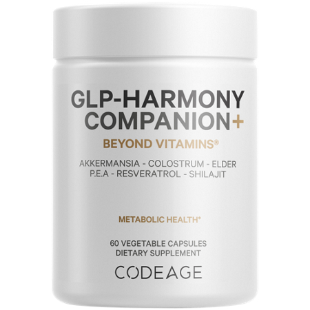 GLP-Harmony Companion by Codeage capsules bottle front