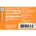 Supplement Facts label for The Vitamin Shoppe Nattokinase 100 MG