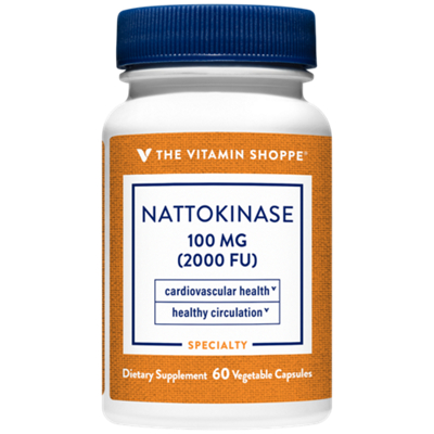 Nattokinase – Antioxidant Support for Cardiovascular Health – 100 MG (60 Vegetable Capsules)