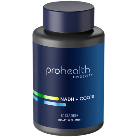 ProHealth Longevity NADH CoQ10 capsules bottle front