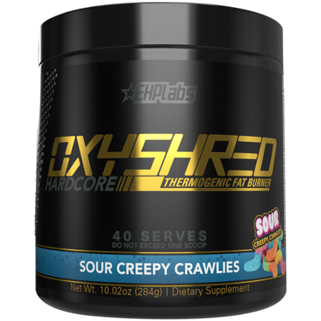 EHP Labs OxyShred Hardcore Thermogenic Fat Burner container front