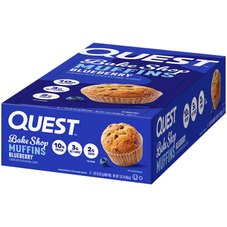 Quest Blueberry Bake Shop Muffins box view 6